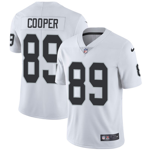 Nike Raiders #89 Amari Cooper White Youth Stitched NFL Vapor Untouchable Limited Jersey
